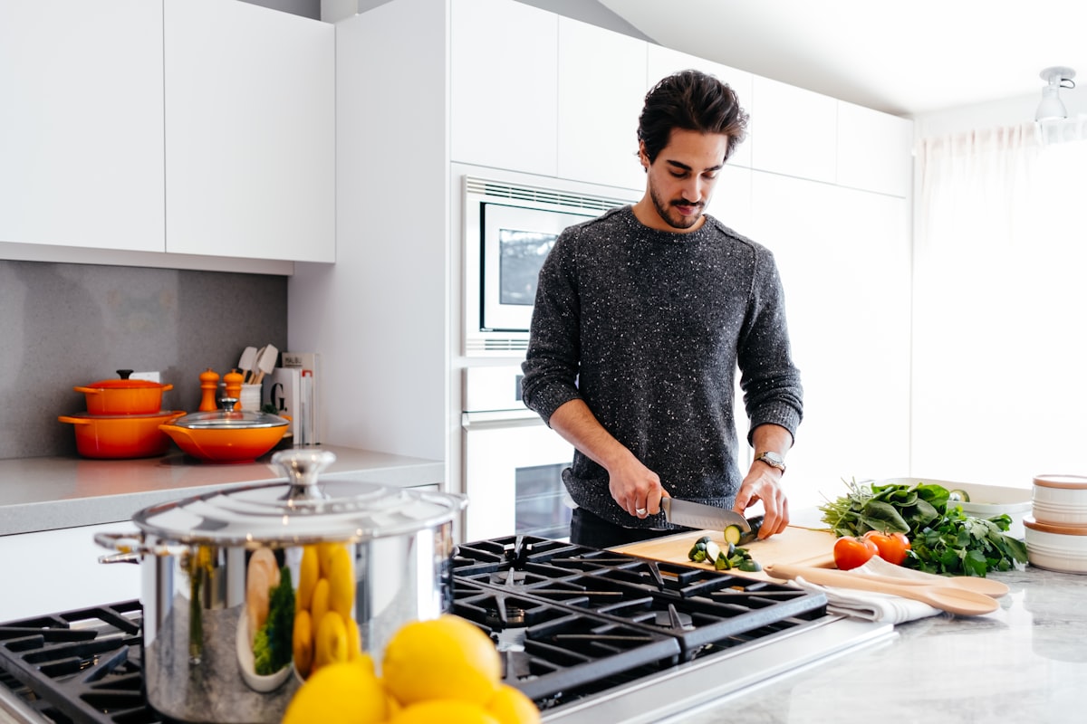 Professional kitchen preparation
